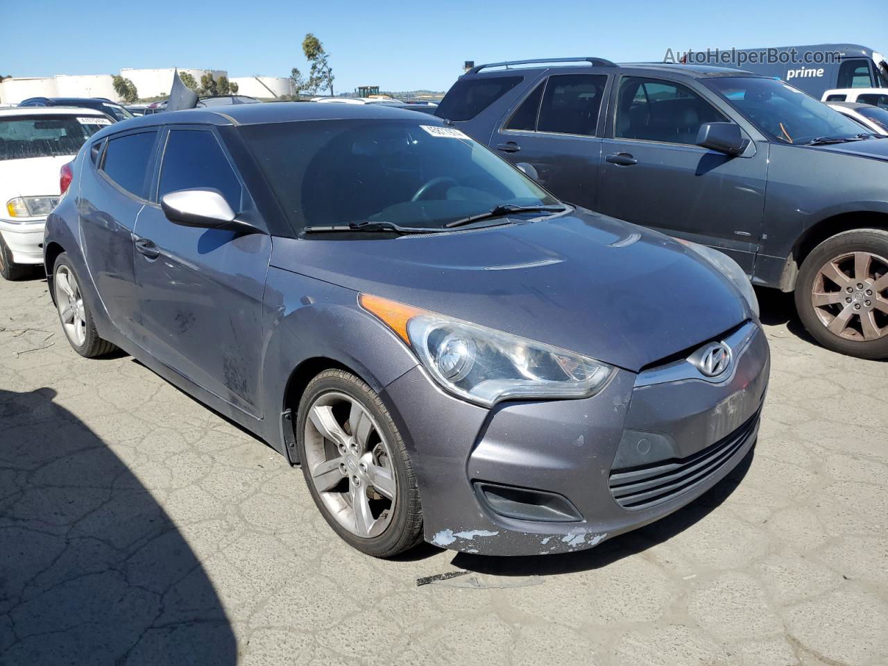 2013 Hyundai Veloster  Gray vin: KMHTC6AD9DU143936