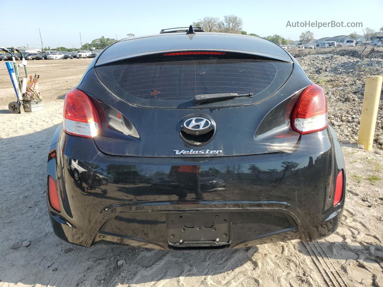 2013 Hyundai Veloster  Черный vin: KMHTC6AD9DU147579