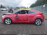 2013 Hyundai Veloster Base W/gray Red vin: KMHTC6AD9DU160767