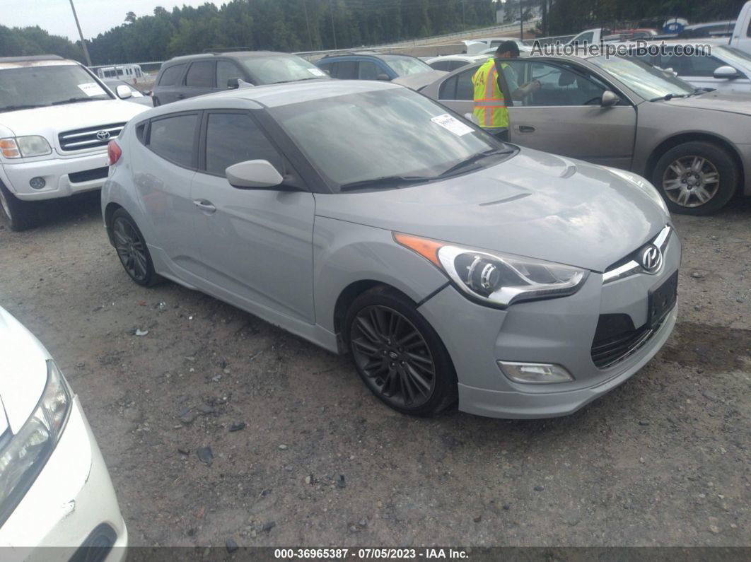 2013 Hyundai Veloster Mix Gray vin: KMHTC6AD9DU161496