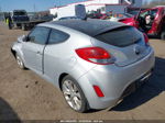 2013 Hyundai Veloster Base W/black Silver vin: KMHTC6AD9DU164902