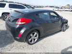 2013 Hyundai Veloster Base W/gray Black vin: KMHTC6AD9DU175429