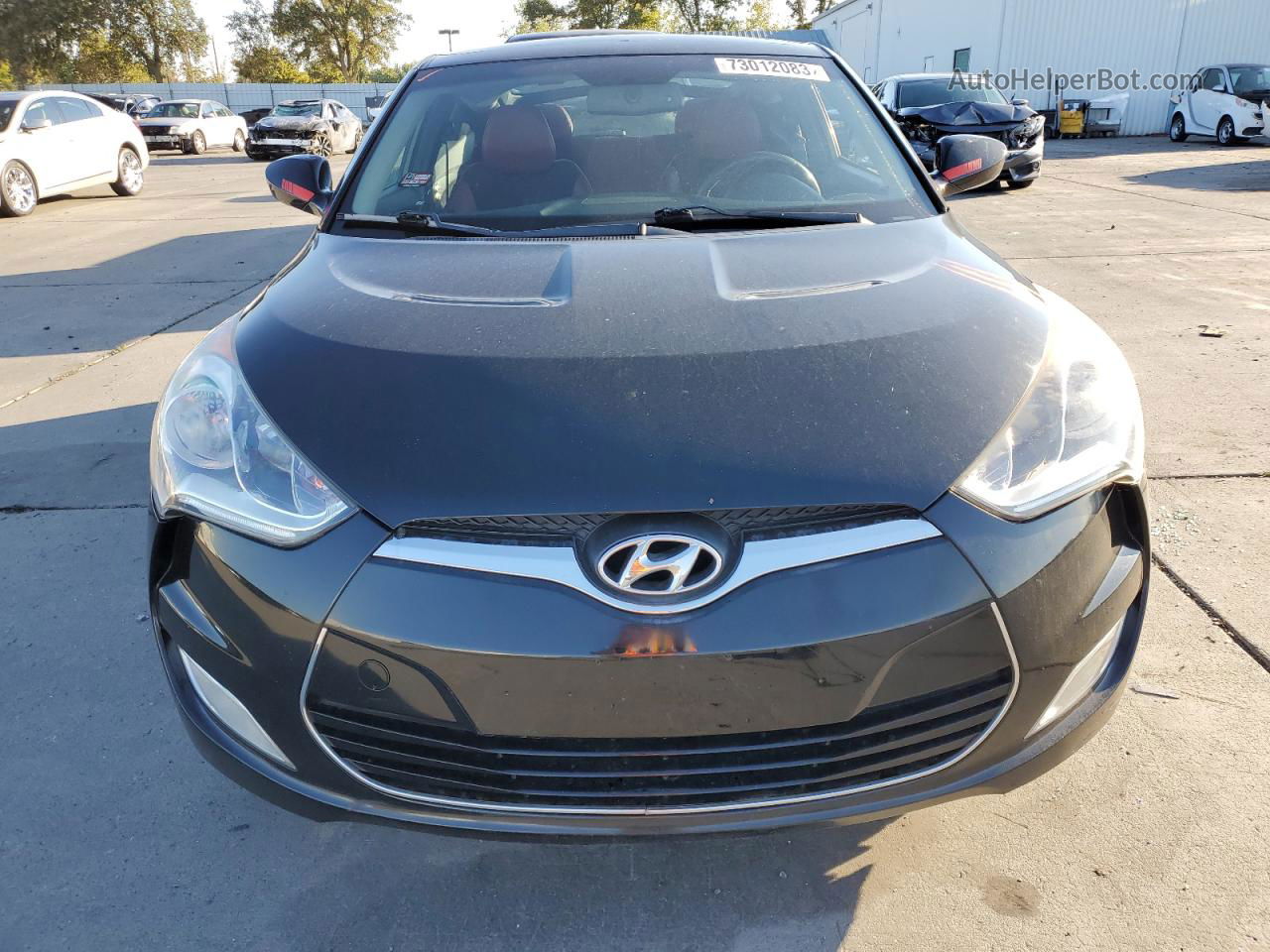 2013 Hyundai Veloster  Black vin: KMHTC6ADXDU125770