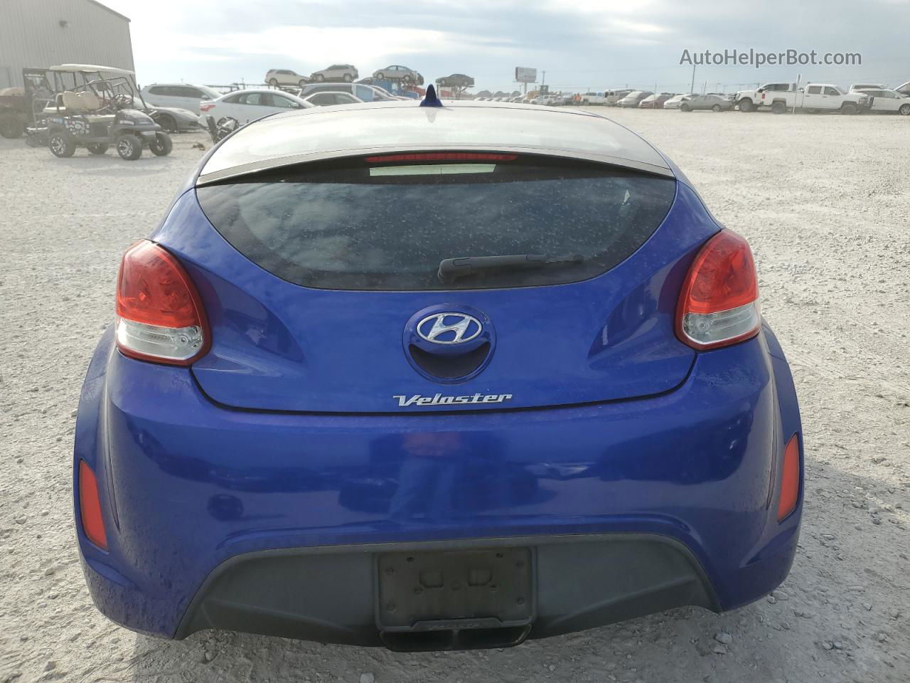 2013 Hyundai Veloster  Синий vin: KMHTC6ADXDU132525