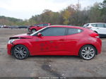 2013 Hyundai Veloster Base W/black Red vin: KMHTC6ADXDU134243