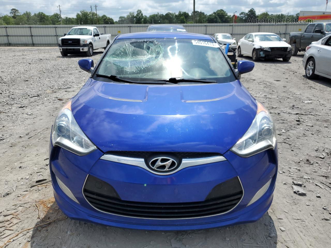 2013 Hyundai Veloster  Синий vin: KMHTC6ADXDU138177