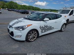 2013 Hyundai Veloster Base W/gray White vin: KMHTC6ADXDU138874