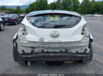 2013 Hyundai Veloster Base W/gray White vin: KMHTC6ADXDU138874