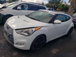 2013 Hyundai Veloster  White vin: KMHTC6ADXDU143430