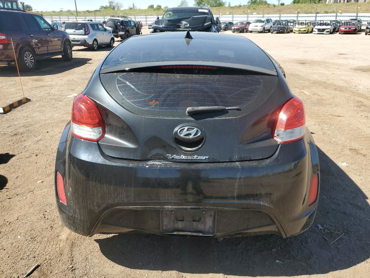 2013 Hyundai Veloster  Black vin: KMHTC6ADXDU155318