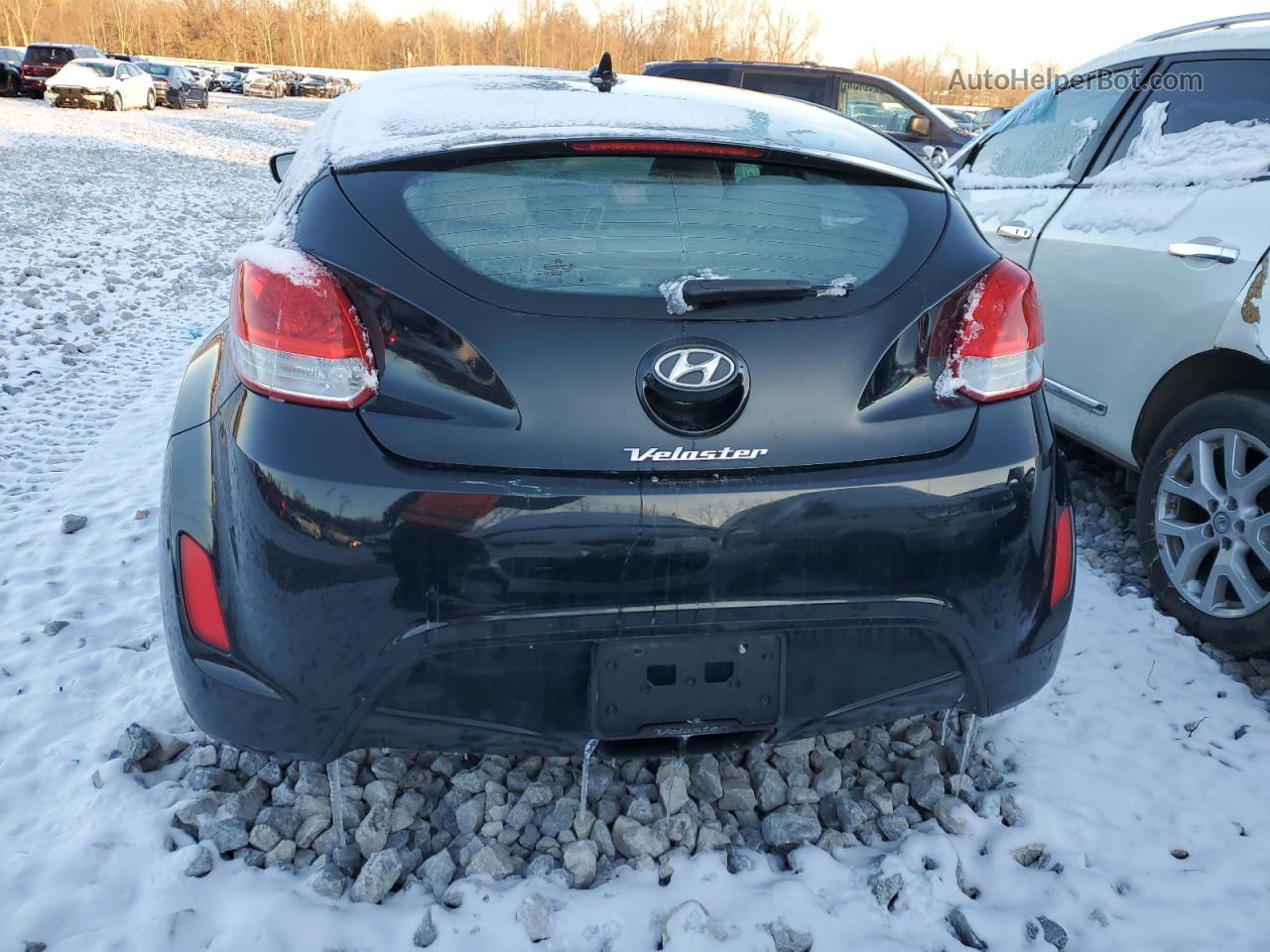 2013 Hyundai Veloster  Черный vin: KMHTC6ADXDU169851