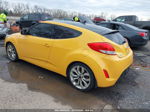 2013 Hyundai Veloster Base W/black Yellow vin: KMHTC6ADXDU173091