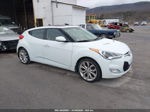 2013 Hyundai Veloster Base W/black White vin: KMHTC6ADXDU177304