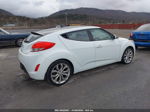 2013 Hyundai Veloster Base W/black White vin: KMHTC6ADXDU177304