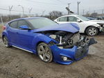 2013 Hyundai Veloster Turbo Blue vin: KMHTC6AE0DU095512