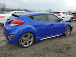 2013 Hyundai Veloster Turbo Blue vin: KMHTC6AE0DU095512