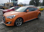 2013 Hyundai Veloster Turbo Orange vin: KMHTC6AE0DU109571