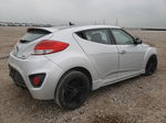 2013 Hyundai Veloster Turbo Silver vin: KMHTC6AE0DU122255