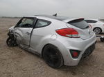 2013 Hyundai Veloster Turbo Silver vin: KMHTC6AE0DU122255