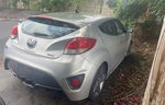 2013 Hyundai Veloster Turbo Gray vin: KMHTC6AE0DU125866