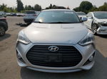 2013 Hyundai Veloster Turbo Silver vin: KMHTC6AE0DU132090