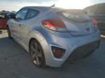 2013 Hyundai Veloster Turbo Silver vin: KMHTC6AE0DU148595