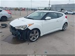 2013 Hyundai Veloster Turbo W/black White vin: KMHTC6AE0DU161721