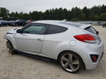 2013 Hyundai Veloster Turbo Silver vin: KMHTC6AE0DU161850