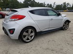 2013 Hyundai Veloster Turbo Silver vin: KMHTC6AE0DU161850