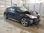 2013 Hyundai Veloster Turbo Black vin: KMHTC6AE1DU084311