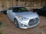 2013 Hyundai Veloster Turbo Silver vin: KMHTC6AE1DU146581