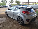 2013 Hyundai Veloster Turbo Silver vin: KMHTC6AE1DU146581