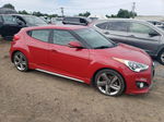 2013 Hyundai Veloster Turbo Red vin: KMHTC6AE1DU149058