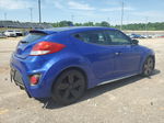 2013 Hyundai Veloster Turbo Blue vin: KMHTC6AE1DU155295