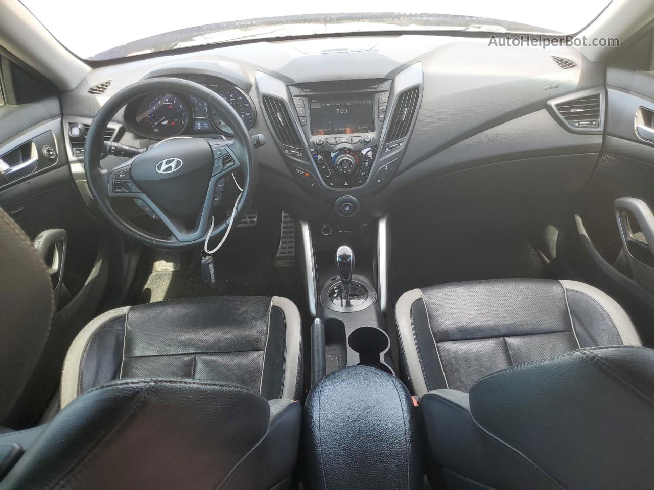 2013 Hyundai Veloster Turbo Blue vin: KMHTC6AE1DU155295