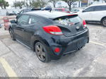 2013 Hyundai Veloster Turbo W/black Black vin: KMHTC6AE1DU171366