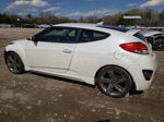 2013 Hyundai Veloster Turbo White vin: KMHTC6AE1DU179791