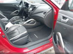 2013 Hyundai Veloster Turbo W/black Red vin: KMHTC6AE2DU116294