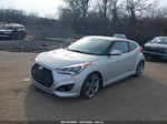 2013 Hyundai Veloster Turbo W/black Silver vin: KMHTC6AE2DU135086