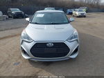 2013 Hyundai Veloster Turbo W/black Silver vin: KMHTC6AE2DU135086