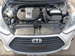 2013 Hyundai Veloster Turbo W/black Silver vin: KMHTC6AE2DU135086