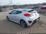 2013 Hyundai Veloster Turbo W/black Silver vin: KMHTC6AE2DU135086