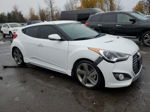 2013 Hyundai Veloster Turbo White vin: KMHTC6AE2DU151479