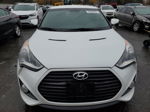 2013 Hyundai Veloster Turbo White vin: KMHTC6AE2DU151479