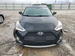 2013 Hyundai Veloster Turbo Black vin: KMHTC6AE2DU163034