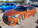 2013 Hyundai Veloster Turbo Orange vin: KMHTC6AE3DU100508