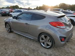 2013 Hyundai Veloster Turbo Gray vin: KMHTC6AE3DU121813