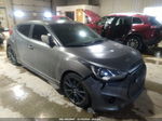 2013 Hyundai Veloster Turbo W/blue Gray vin: KMHTC6AE3DU145027