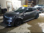 2013 Hyundai Veloster Turbo W/blue Gray vin: KMHTC6AE3DU145027