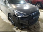 2013 Hyundai Veloster Turbo W/blue Gray vin: KMHTC6AE3DU145027